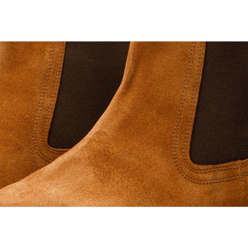 Vinci Leather The Nayrobi Brown Suede Leather Chelsea Casual Boot (12418)