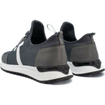 Vinci Leather The Nebreska Grey Leather Sneaker (D-2156)