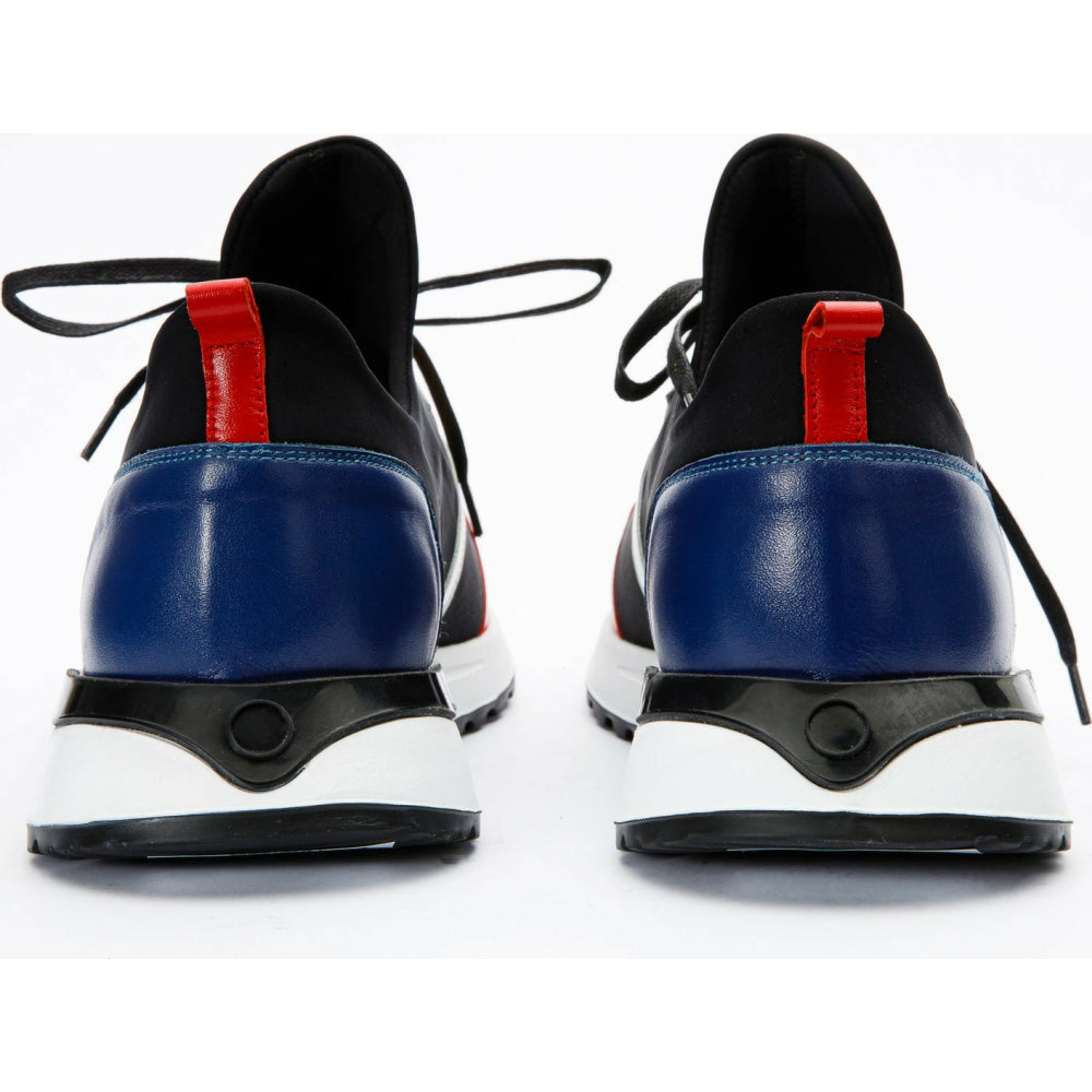 Vinci Leather The Nebreska Multicolor Leather Sneaker (D-2156)