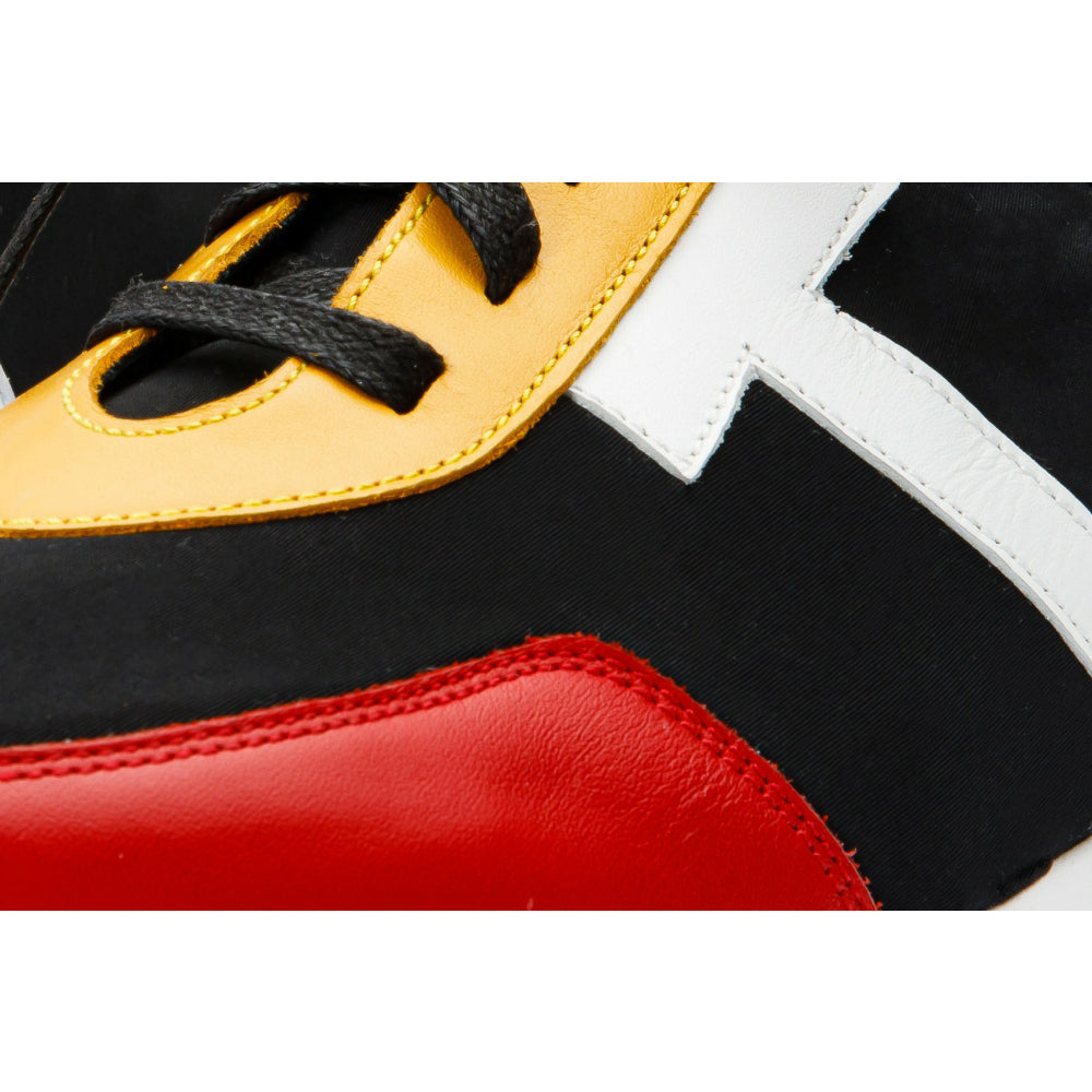 Vinci Leather The Nebreska Multicolor Leather Sneaker (D-2156)