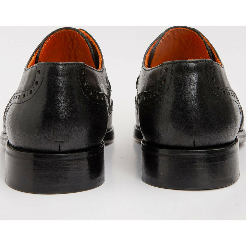 Vinci Leather The Neiva Wingtip Semi Brogue Derby Shoe (X-4051)
