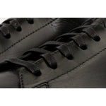 Vinci Leather The Noble Black Leather Sneaker (D-2189)