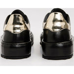 Vinci Leather The Noble Black Leather Sneaker (D-2189)