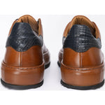 Vinci Leather The Noble Brown Leather Sneaker (D-2189)