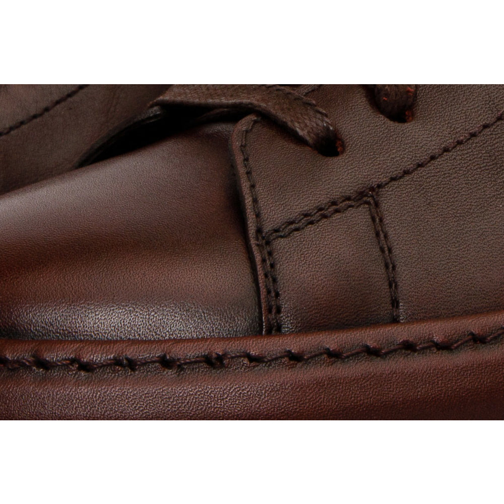 Vinci Leather The Noble Burgundy Leather Sneaker (D-2189)