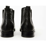 Vinci Leather The Oslo Black Leather Chelsea Boot (14137 S-5)