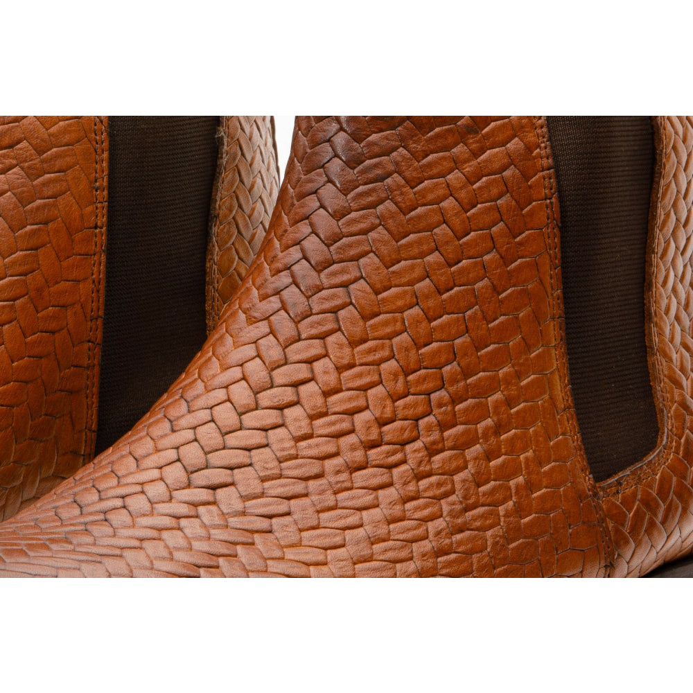 Vinci Leather The Oslo Brown Leather Chelsea Boot (14137 T-5)