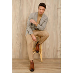 Vinci Leather The Oslo Brown Leather Chelsea Boot (14137 T-5)