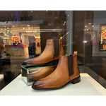 Vinci Leather The Oslo Brown Leather Chelsea Boot (14137 T-5)