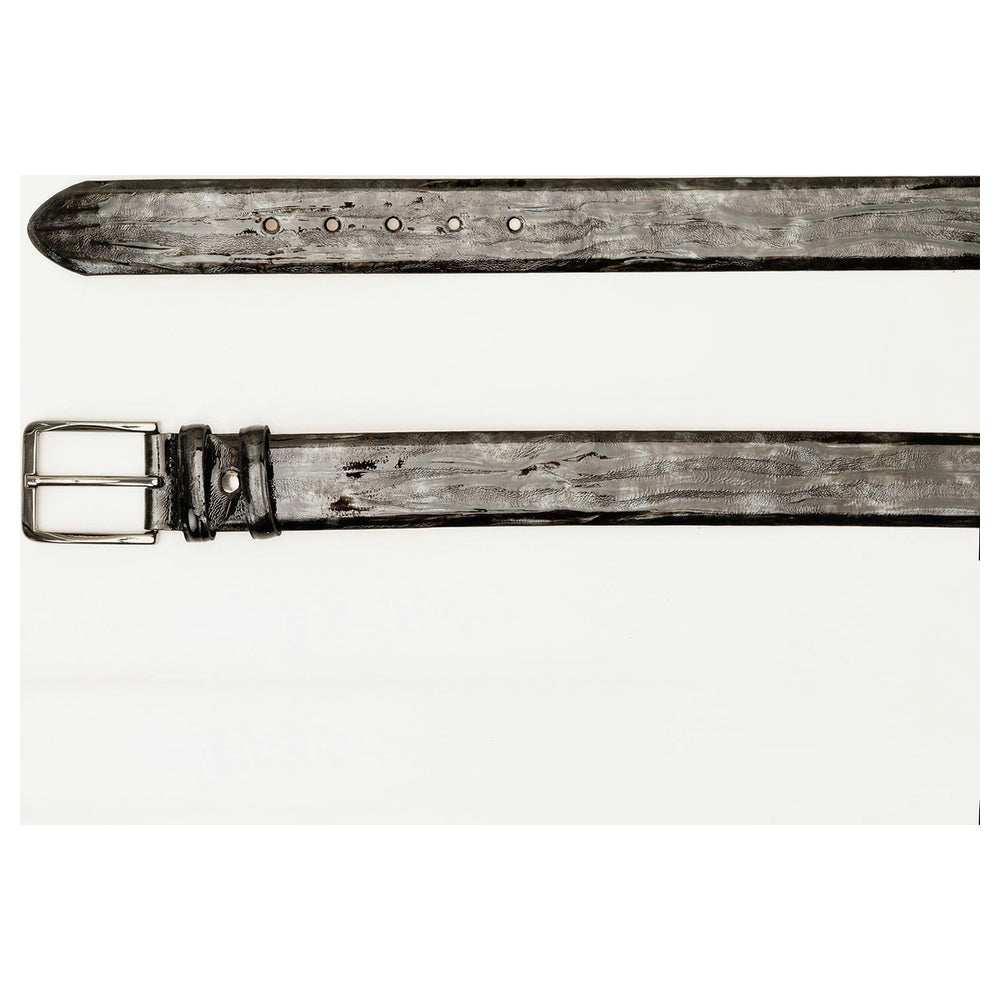 Vinci Leather The Pacilli Black Color Calfskin Belt