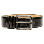 Vinci Leather The Pacilli Black Color Calfskin Belt