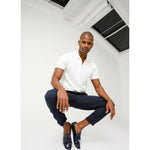 Vinci Leather The Parga Navy Leather Tassel Casual Loafer (15285)