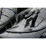 Vinci Leather The Parga Navy Leather Tassel Casual Loafer (15285)