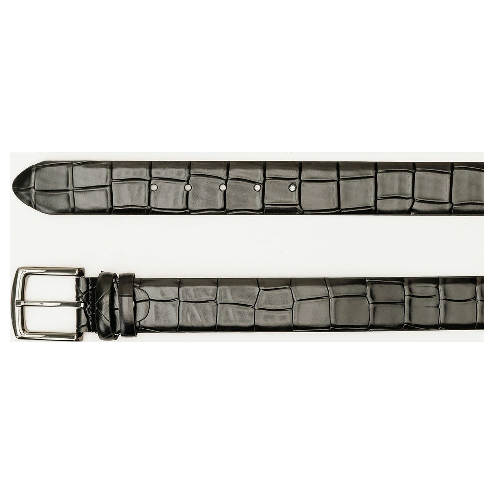 Vinci Leather The Patton Black Color Calfskin Belt