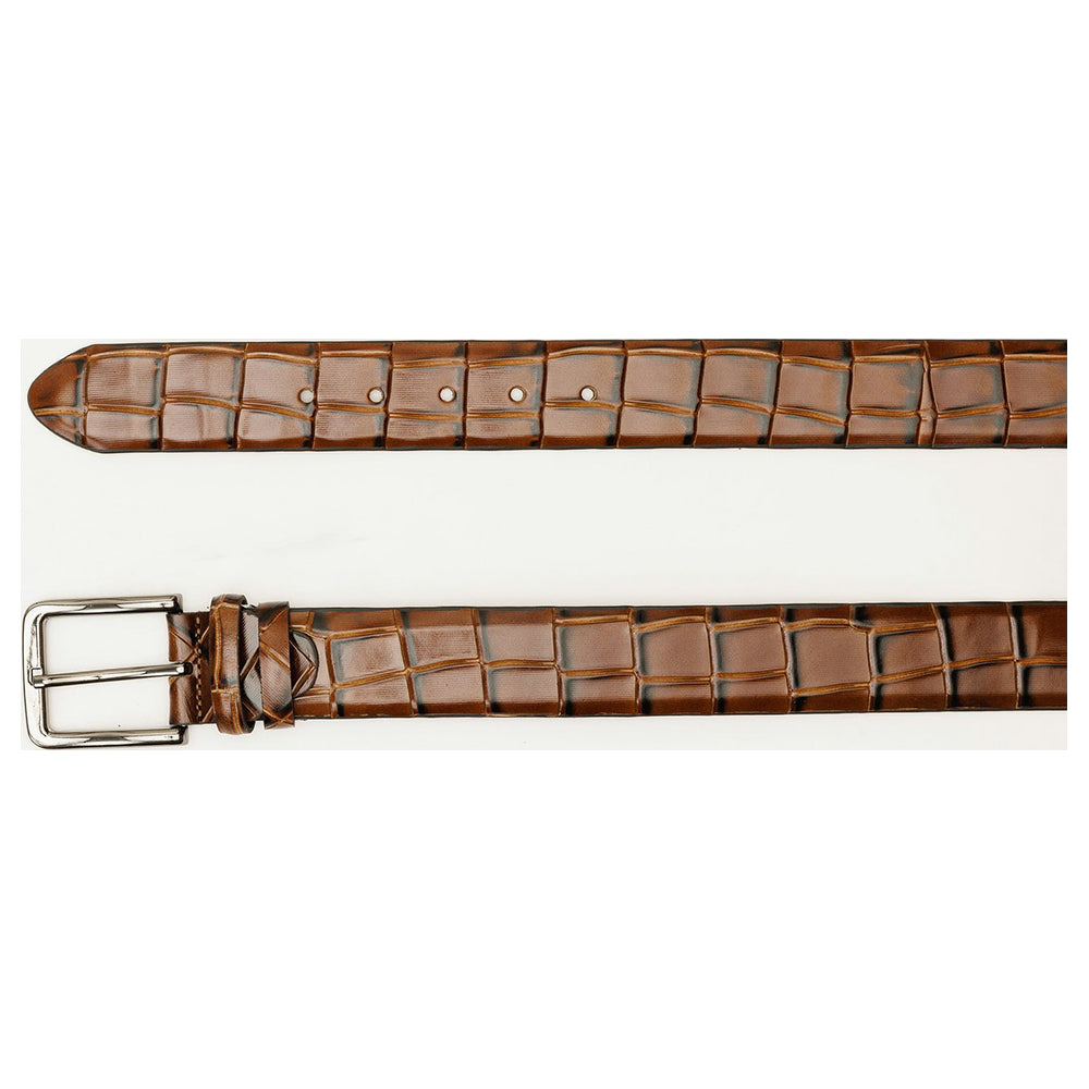 Vinci Leather The Patton Brown Color Calfskin Belt