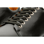 Vinci Leather The Peklin Black Leather Sneaker (15489)