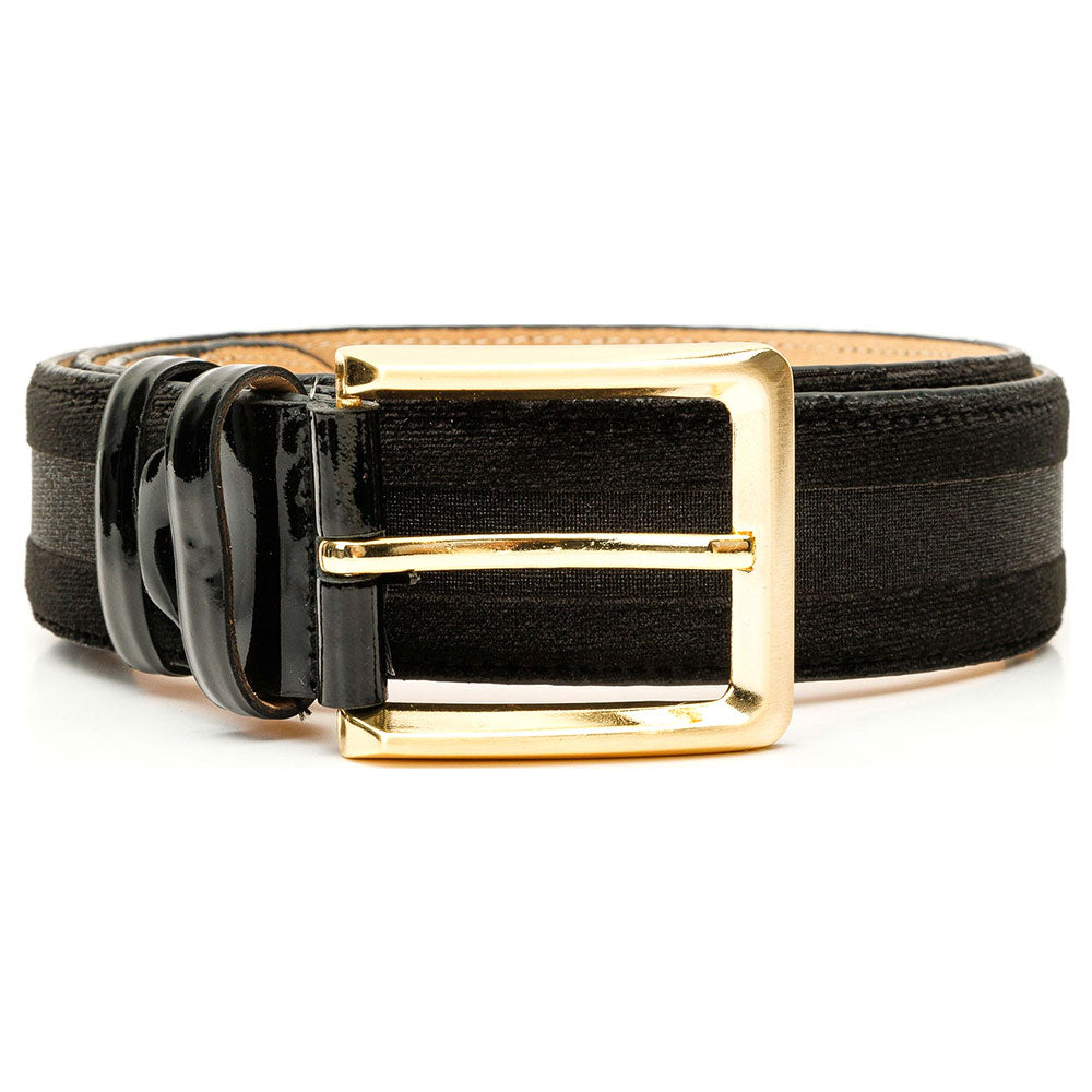 Vinci Leather The Pontalto Black Leather Belt