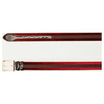Vinci Leather The Pontalto Burgundy Leather Belt