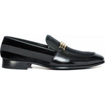 Vinci Leather The Pontalto Leather Shoe Black Bit Loafer (11613)