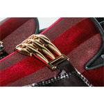 Vinci Leather The Pontalto Leather Shoe Burgundy Bit Loafer (11613)