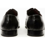 Vinci Leather The Porto Alegre Black Leather Derby Shoe (10769)