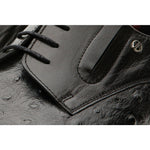 Vinci Leather The Porto Alegre Black Leather Derby Shoe (10769)