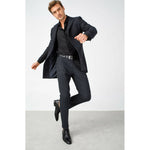 Vinci Leather The Porto Alegre Black Leather Derby Shoe (10769)