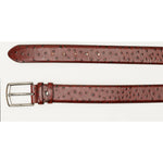 Vinci Leather The Porto Alegre Burgundy Leather Belt