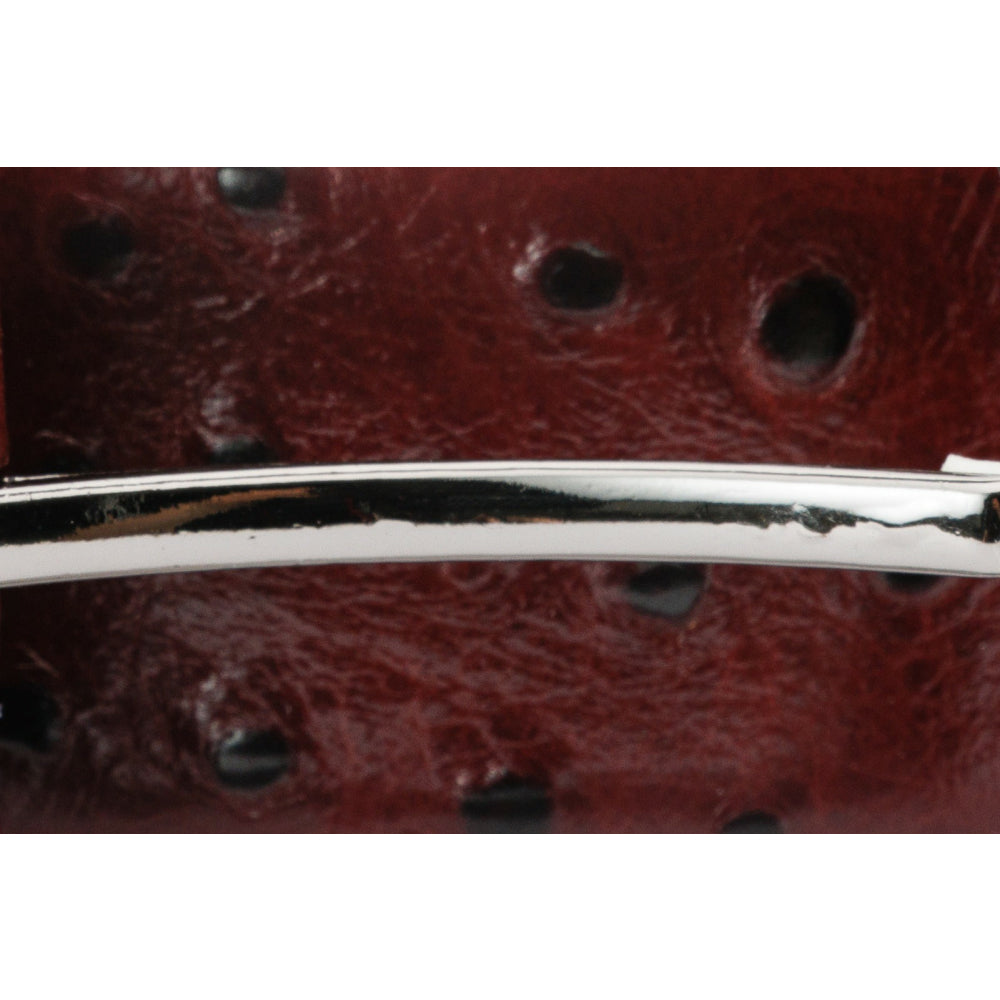Vinci Leather The Porto Alegre Burgundy Leather Belt