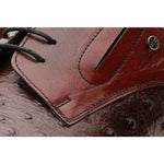 Vinci Leather The Porto Alegre Burgundy Leather Derby Shoe (10769)