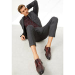 Vinci Leather The Porto Alegre Burgundy Leather Derby Shoe (10769)
