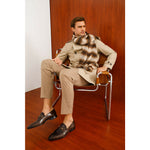 Vinci Leather The Pusan Brown Leather Bit Loafer Shoe (10721)