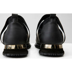 Vinci Leather The Reno BlackLeather Sneaker (D-530)