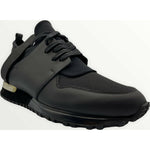 Vinci Leather The Reno BlackLeather Sneaker (D-530)