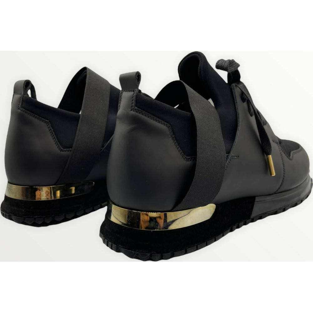 Vinci Leather The Reno BlackLeather Sneaker (D-530)