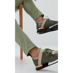 Vinci Leather The Reno Green Leather Sneaker (D-582)