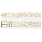 Vinci Leather The Rico Beige Color Calfskin Belt
