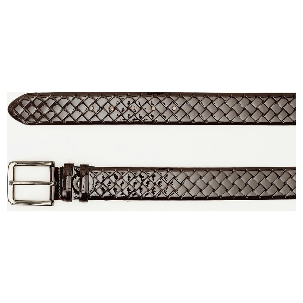 Vinci Leather The Rico Burgundy Color Calfskin Belt