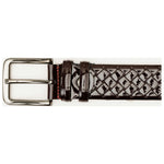 Vinci Leather The Rico Burgundy Color Calfskin Belt