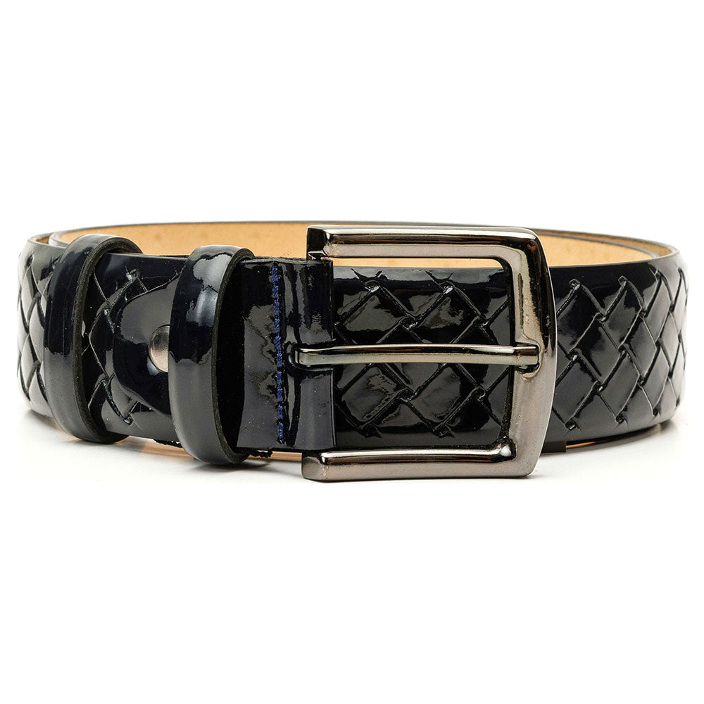 Vinci Leather The Rico Navy Color Calfskin Belt