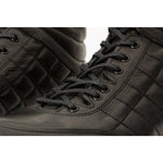 Vinci Leather The Riga Black Suede Leather Casual Lace-up Boot (14138 S-9)