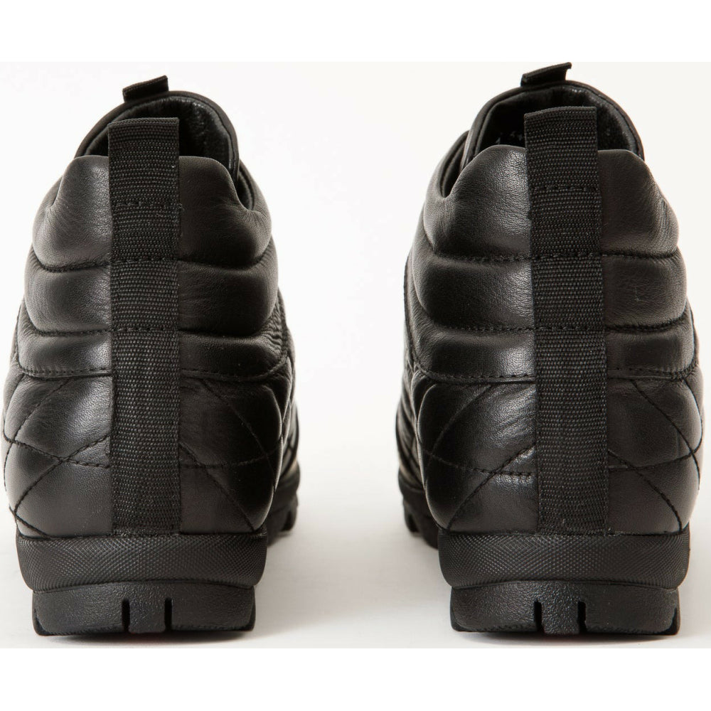 Vinci Leather The Riga Black Suede Leather Casual Lace-up Boot (14138 S-9)