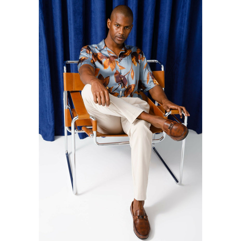 Vinci Leather The Riobamba Brown Leather Bit Loafer (11087)