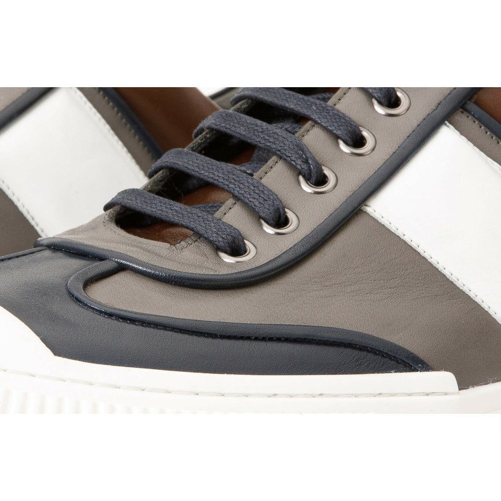 Vinci Leather The Rom Multicolor Leather Sneaker (D-2168)