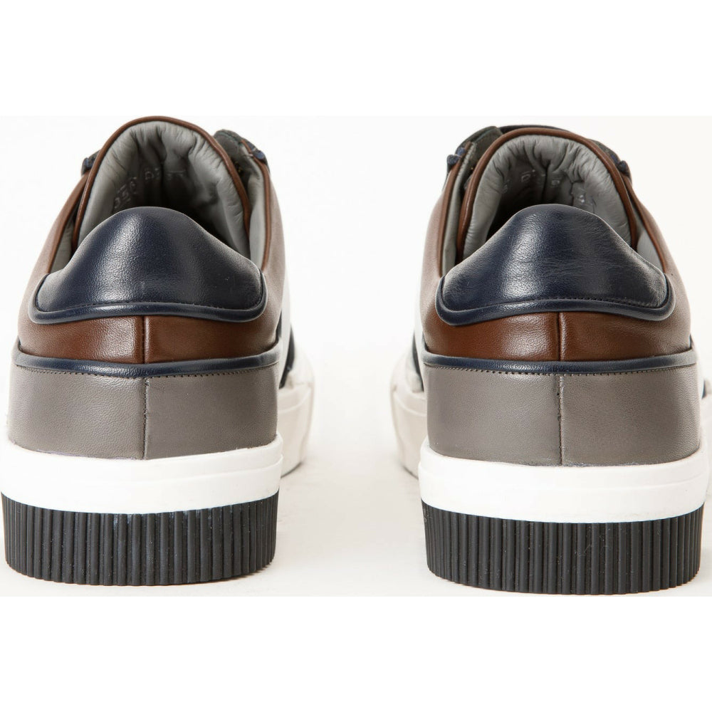 Vinci Leather The Rom Multicolor Leather Sneaker (D-2168)