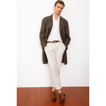 Vinci Leather The Roma Brown Leather Wingtip Oxford Shoe (10724)