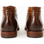 Vinci Leather The Rome Brown Leather Oxford Cap-toe Boot (X-4023)
