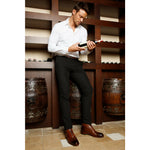 Vinci Leather The Rome Brown Leather Oxford Cap-toe Boot (X-4023)