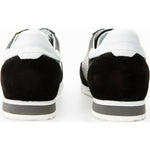Vinci Leather The Rotello Black Leather Sneaker (11108)