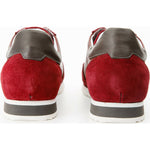 Vinci Leather The Rotello Burgundy Leather Sneaker (11108)